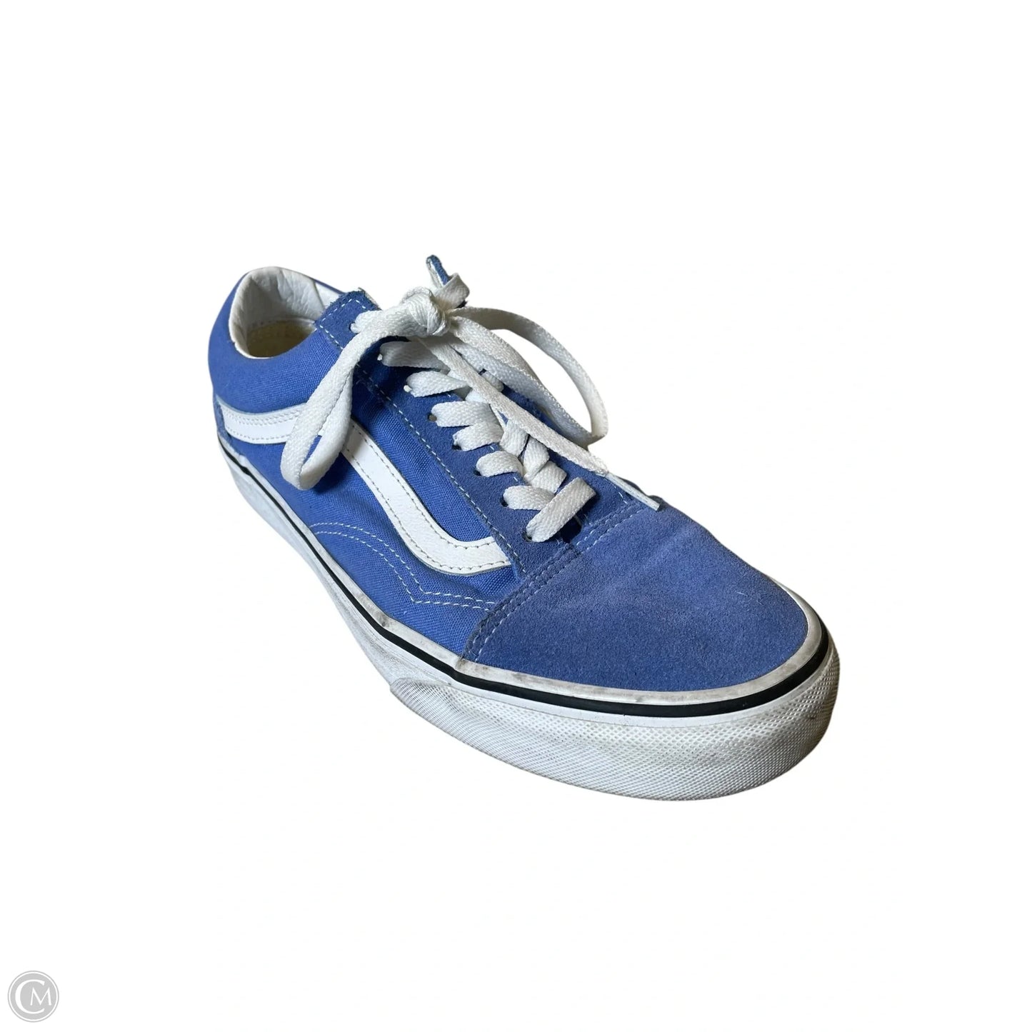 Shoes Athletic By Vans In Blue & White, Size: 9