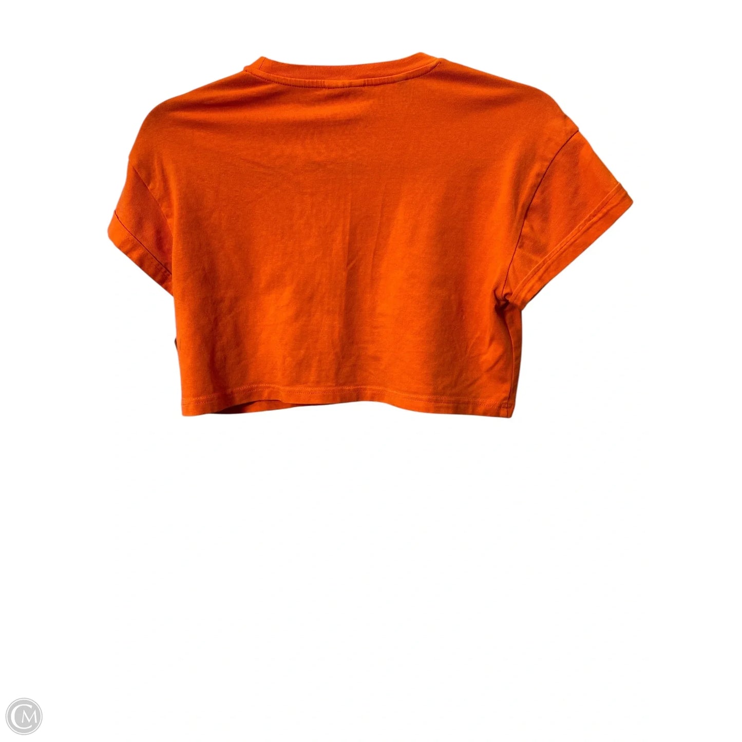 Athletic Top Short Sleeve By Gym Shark In Orange, Size: Xs