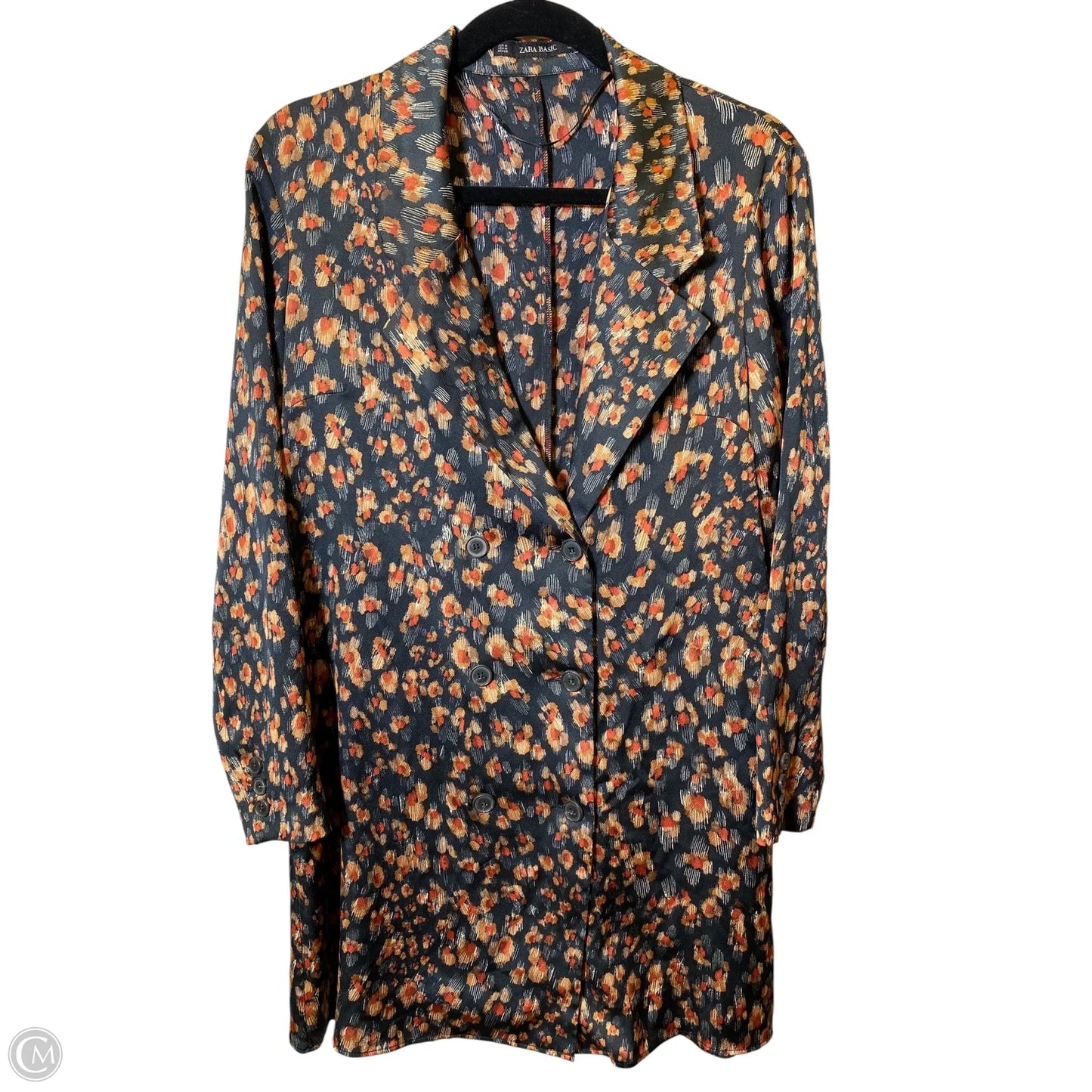 Tunic Long Sleeve By Zara Basic In Multi-colored, Size: M