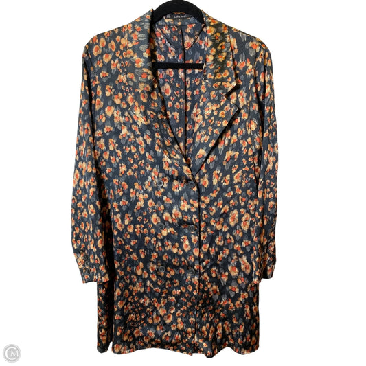 Tunic Long Sleeve By Zara Basic In Multi-colored, Size: M