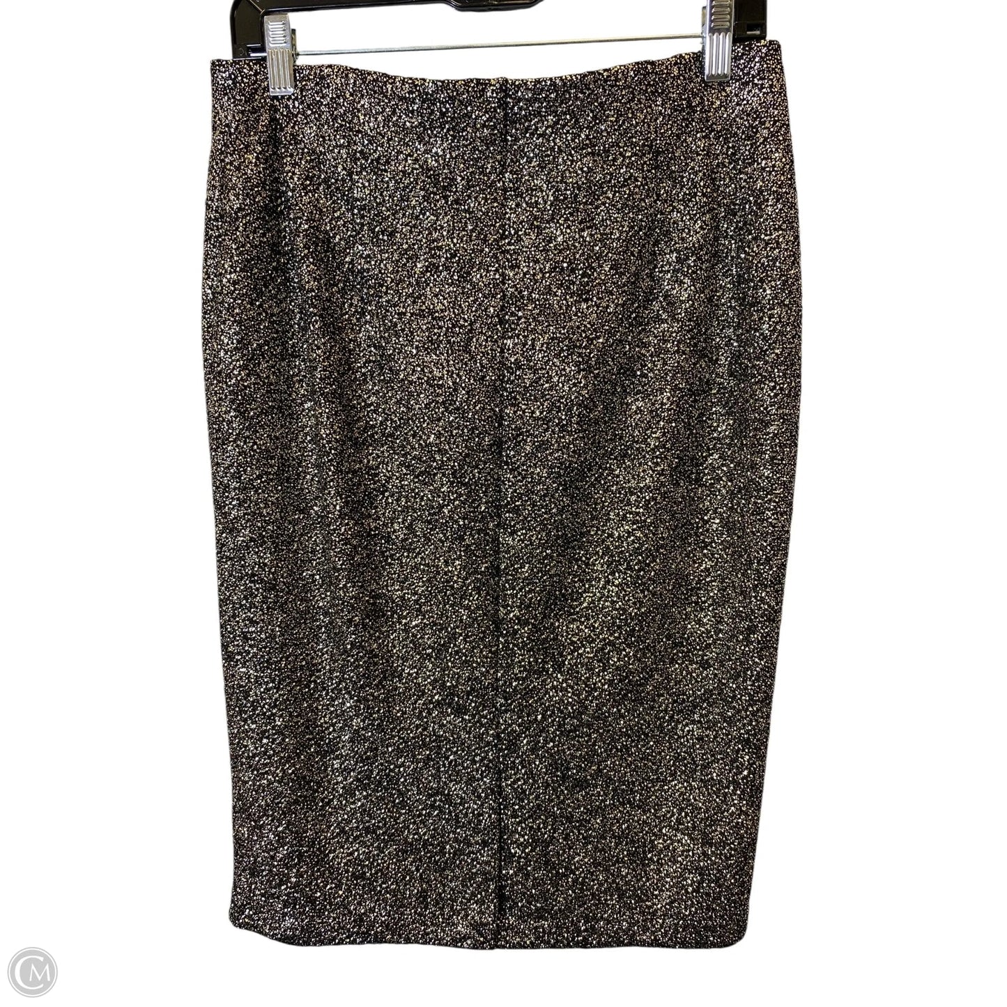 Skirt Midi By Clothes Mentor In Gold, Size: M