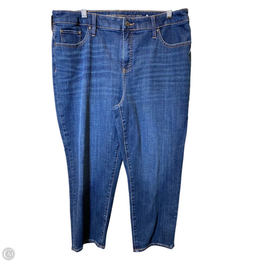 Jeans Cropped By Chicos In Blue, Size: 14