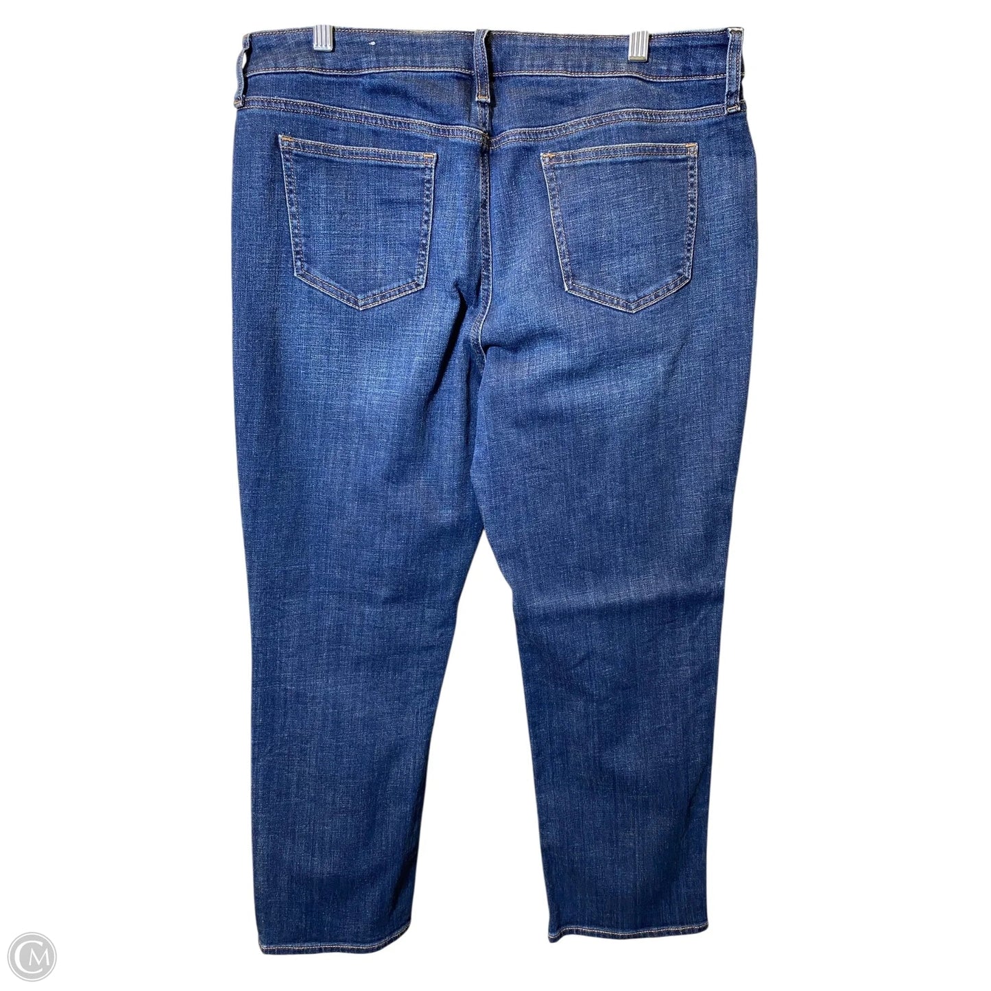 Jeans Straight By Chicos In Blue Denim, Size: 14