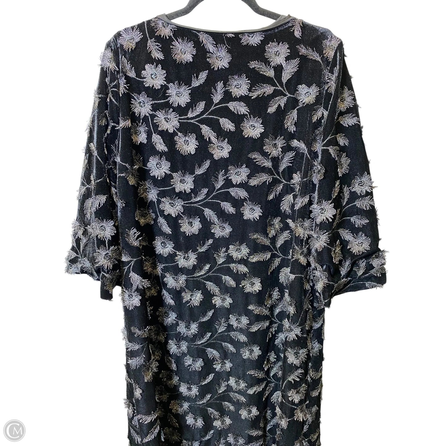 Dress Party Short By Chicos In Black & Silver, Size: L