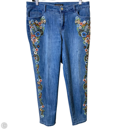Jeans Straight By Clothes Mentor In Blue Denim, Size: 10