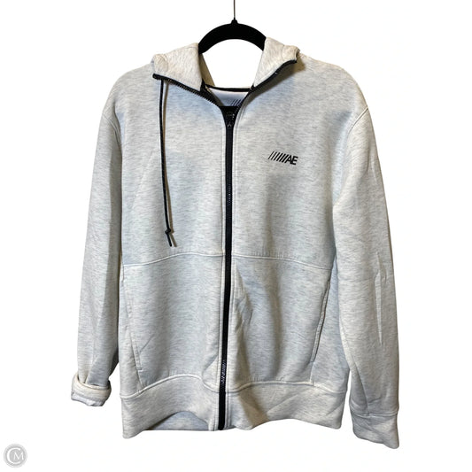 Athletic Jacket By American Eagle In Grey, Size: L
