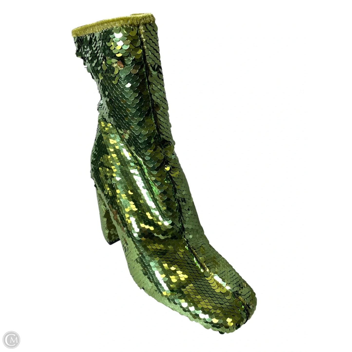 Boots Ankle Heels By Steve Madden In Green, Size: 6.5