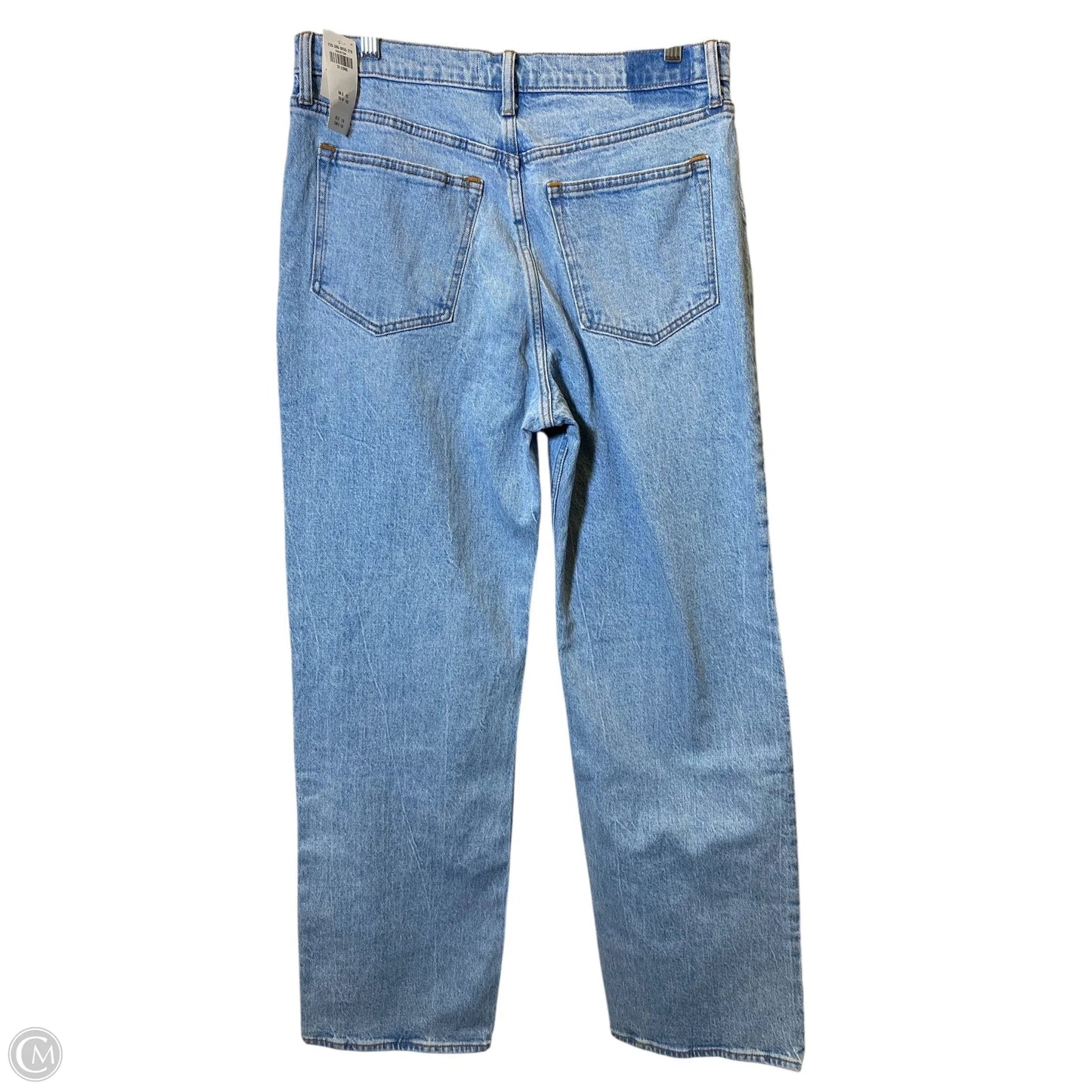 Jeans Straight By Abercrombie And Fitch In Blue Denim, Size: 12