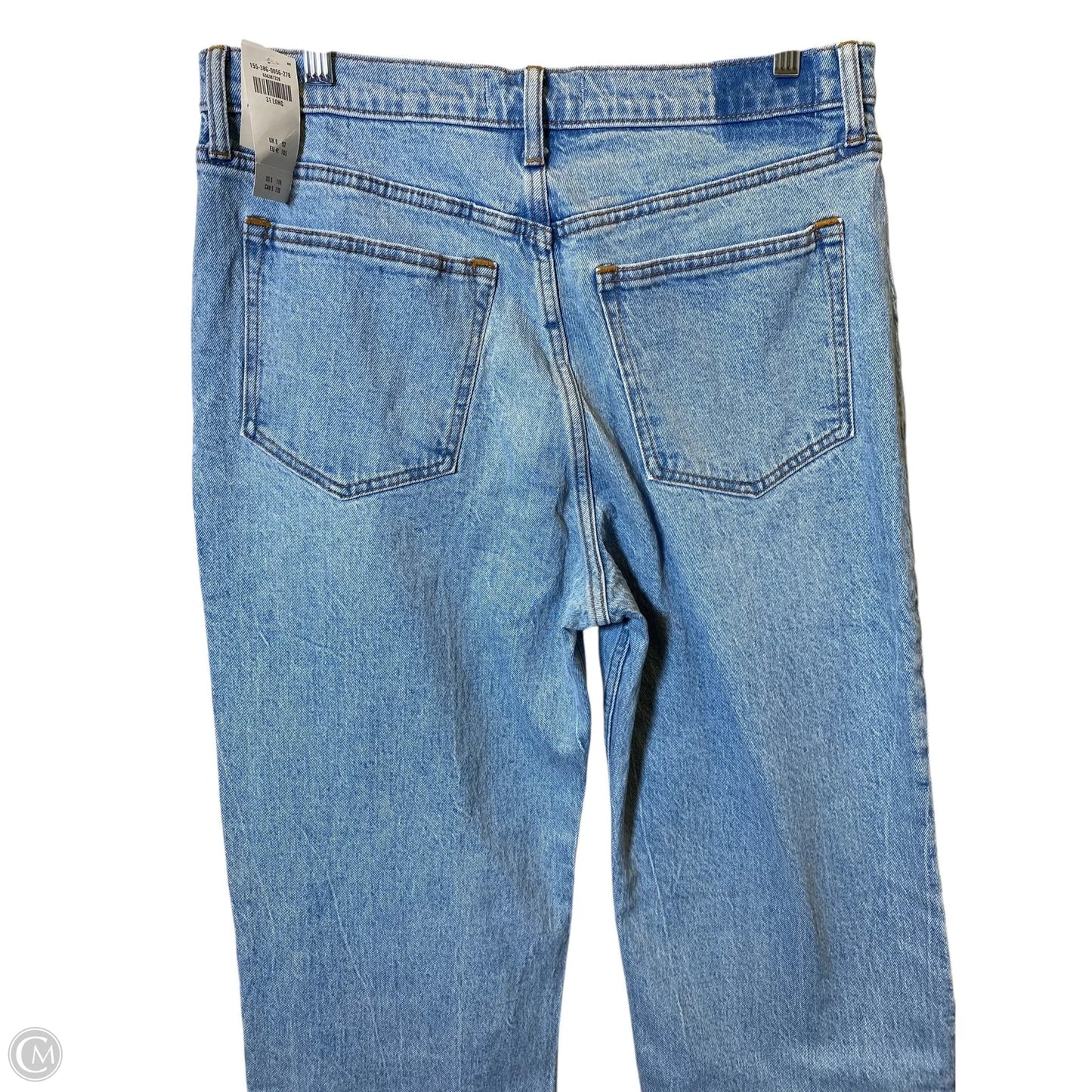 Jeans Straight By Abercrombie And Fitch In Blue Denim, Size: 12