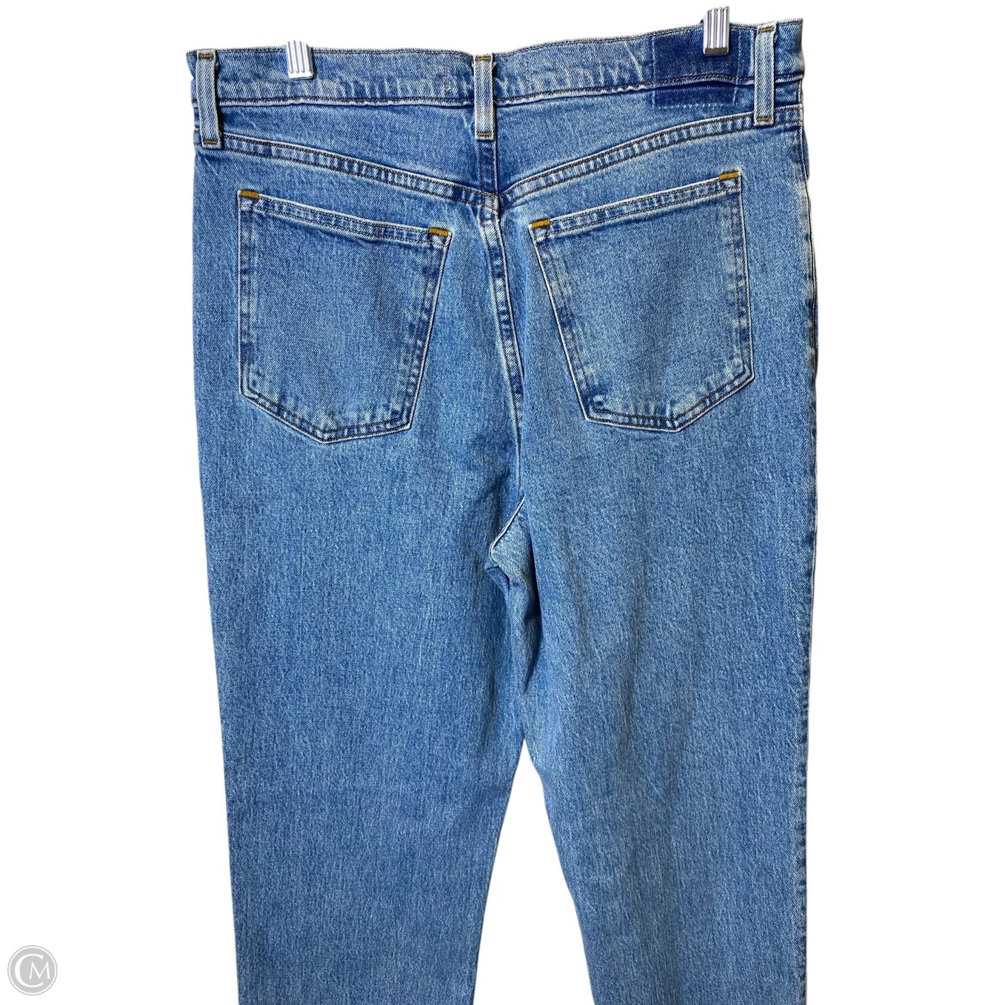 Jeans Wide Leg By Abercrombie And Fitch In Blue Denim, Size: 12