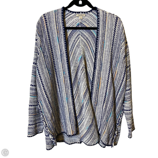 Sweater Cardigan By Lucky Brand In Multi-colored, Size: L