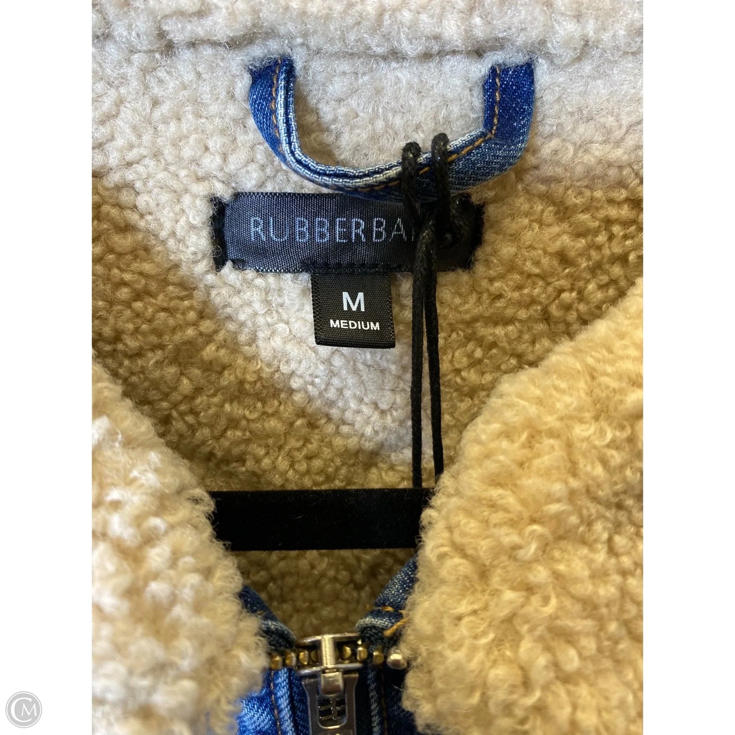 Jacket Denim By Clothes Mentor In Blue Denim, Size: M