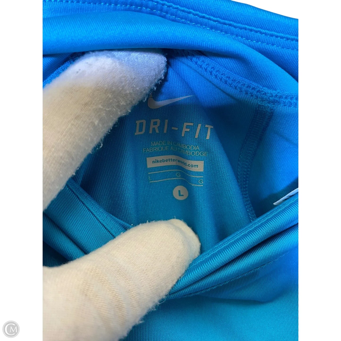 Athletic Skort By Nike In Blue, Size: L