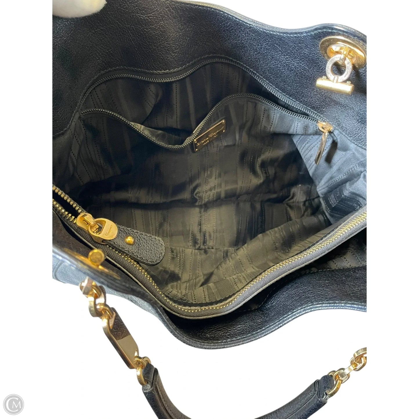 Handbag Luxury Designer By Ferragamo, Size: Medium