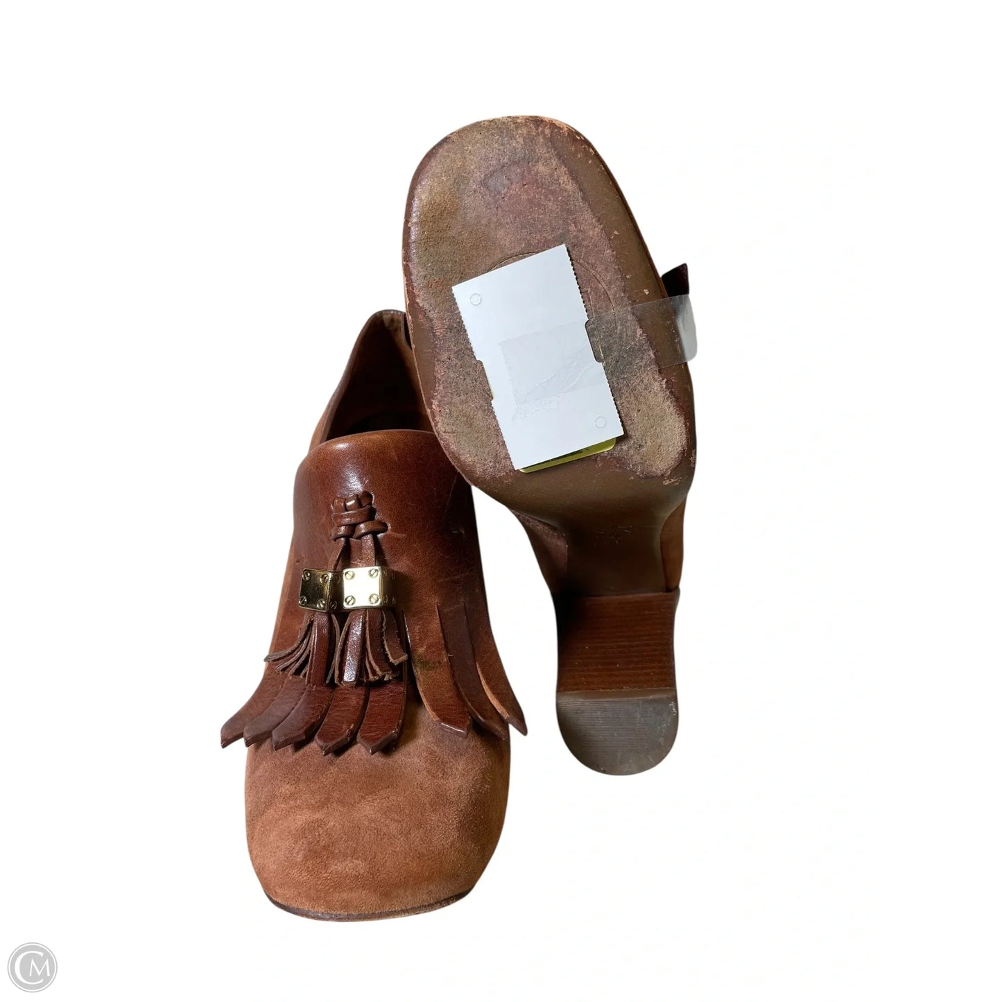 Shoes Designer By Tory Burch In Brown, Size: 8