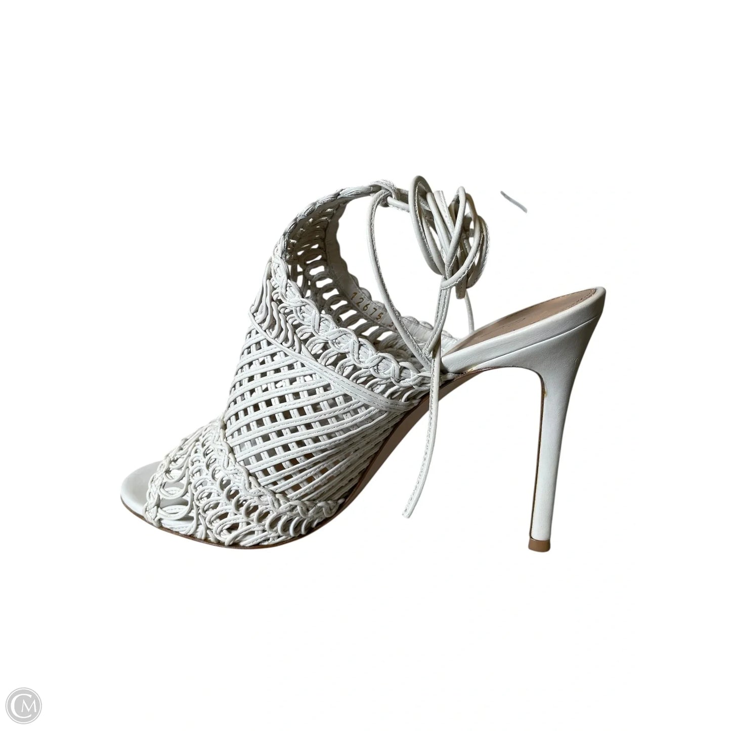 Sandals Heels Stiletto By  GIANVITO ROSS In Cream, Size: 8