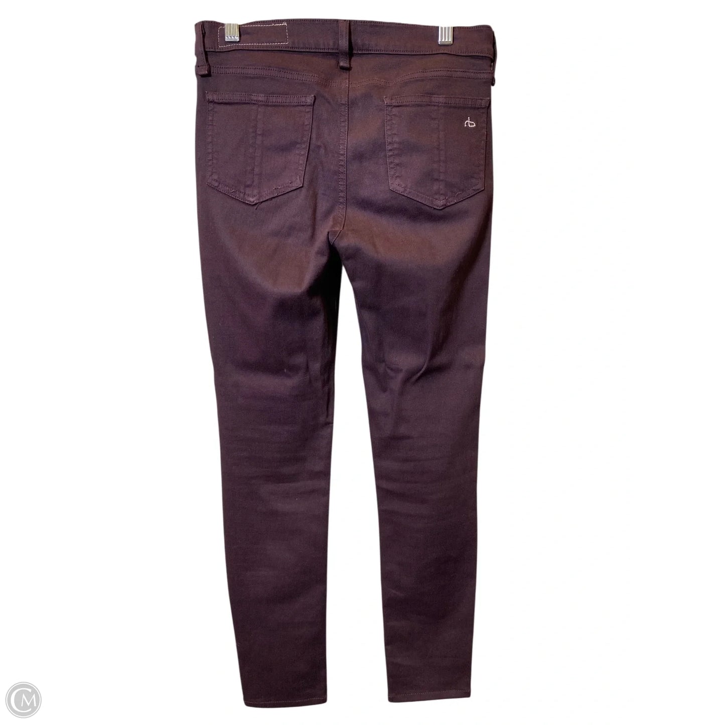 Jeans Jeggings By Rag And Bone In Maroon, Size: 4