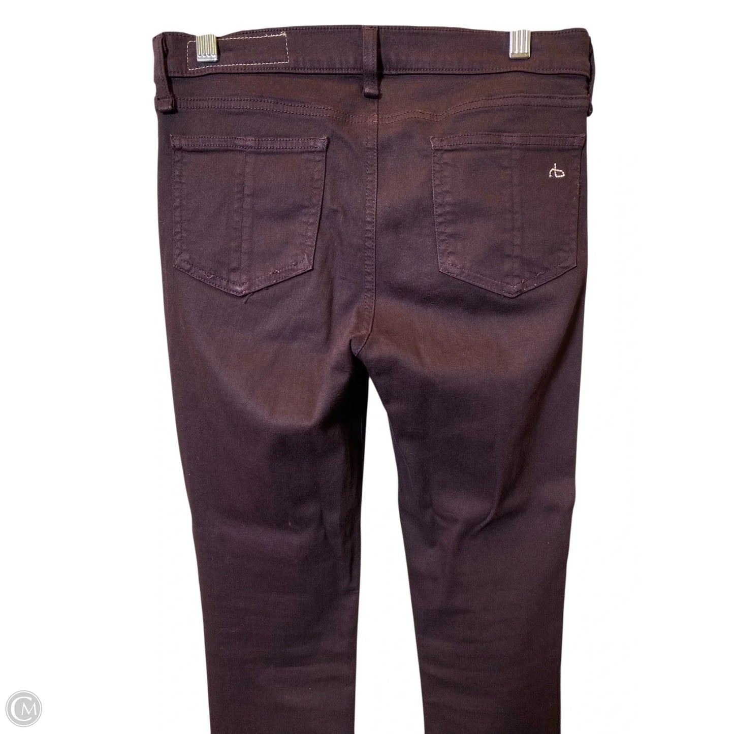 Jeans Jeggings By Rag And Bone In Maroon, Size: 4