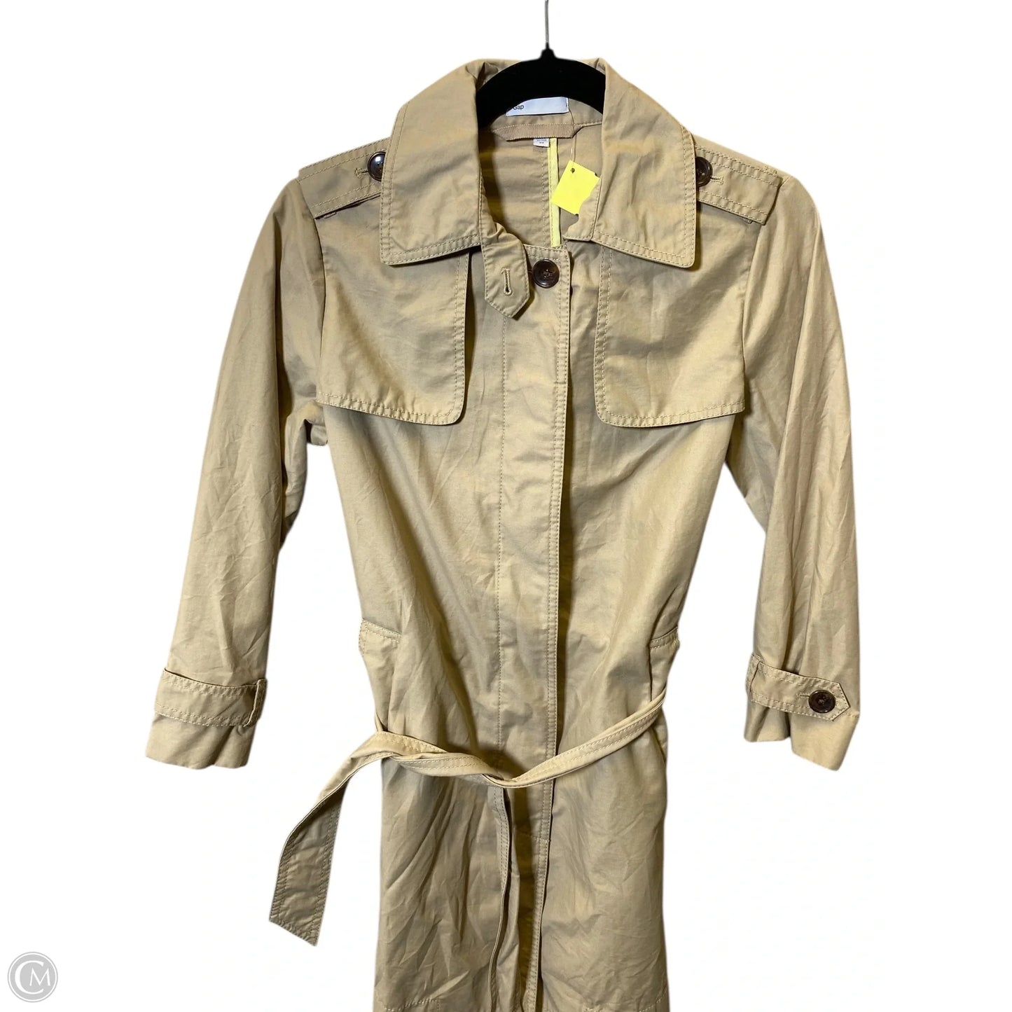 Jacket Utility By Gap In Beige, Size: Xs