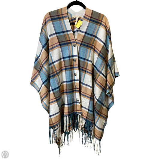 Shawl By Matilda Jane In Plaid Pattern, Size: Osfm