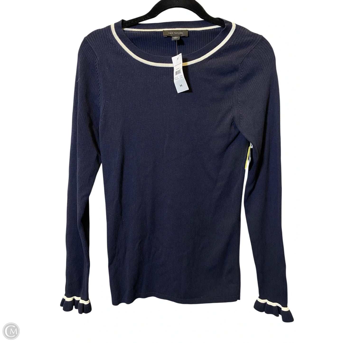Sweater By Ann Taylor In Navy, Size: M