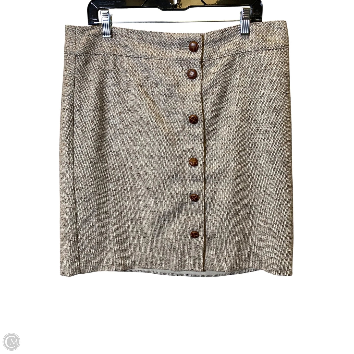 Skirt Midi By Talbots In Beige, Size: 14