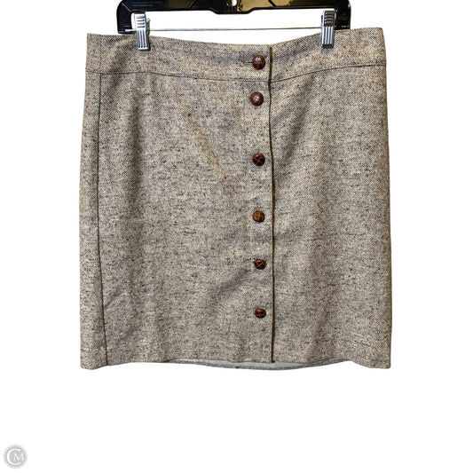 Skirt Midi By Talbots In Beige, Size: 14