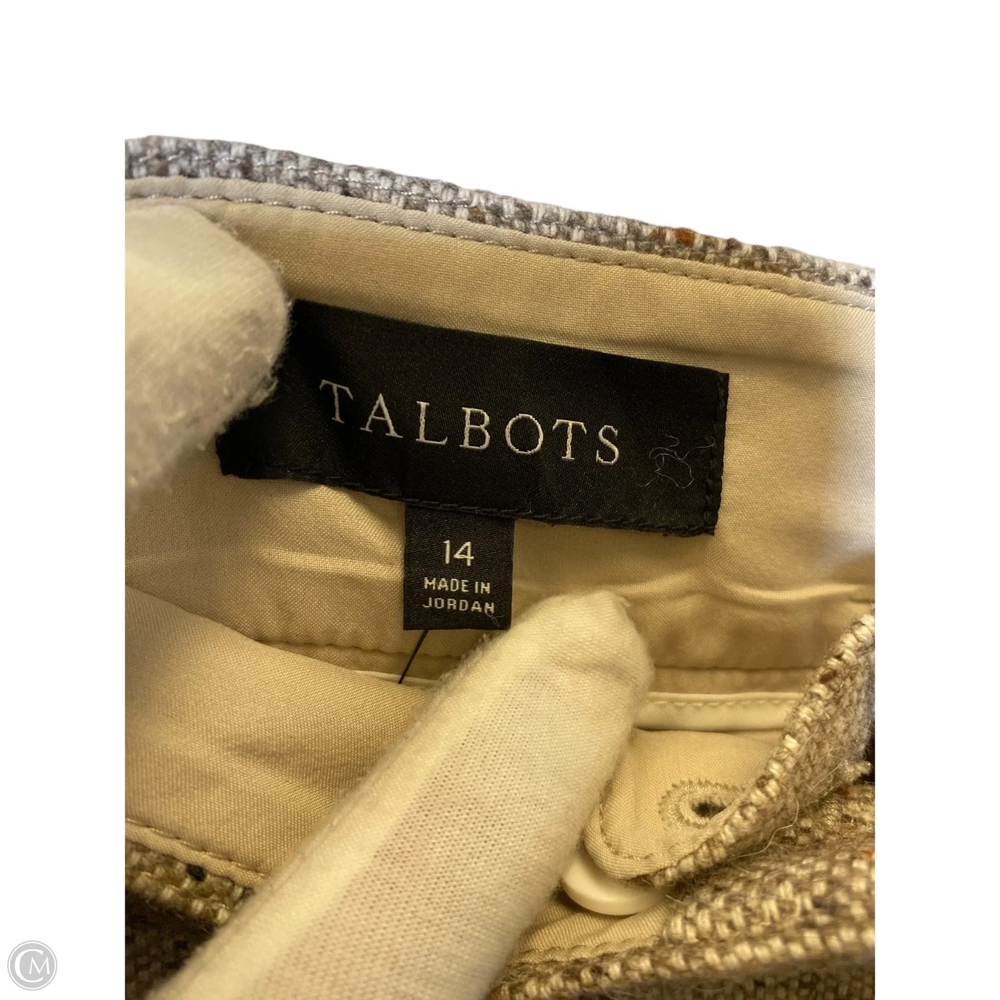 Skirt Midi By Talbots In Beige, Size: 14