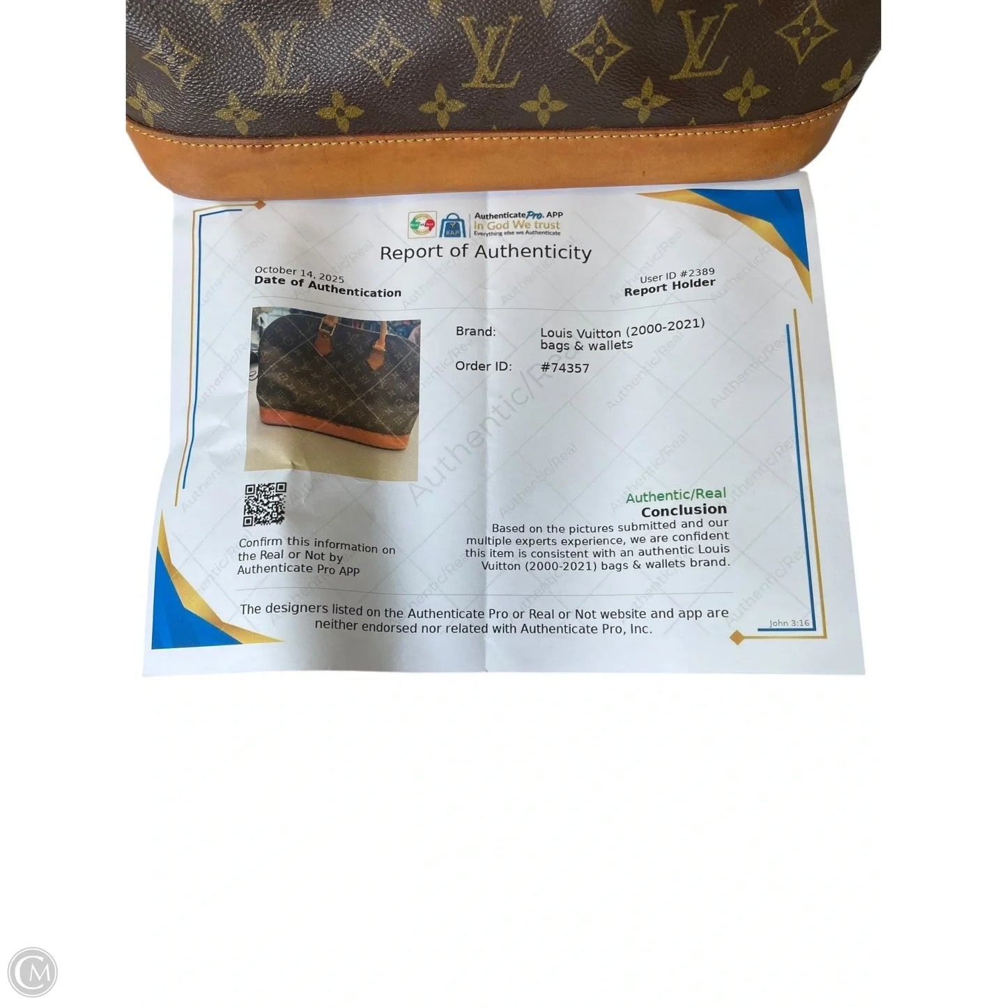 Handbag Luxury Designer By Louis Vuitton, Size: Medium