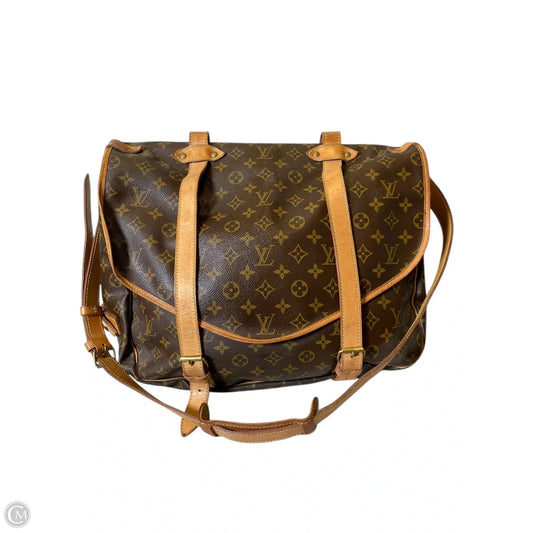 Laptop Bag Luxury Designer By Louis Vuitton, Size: Large