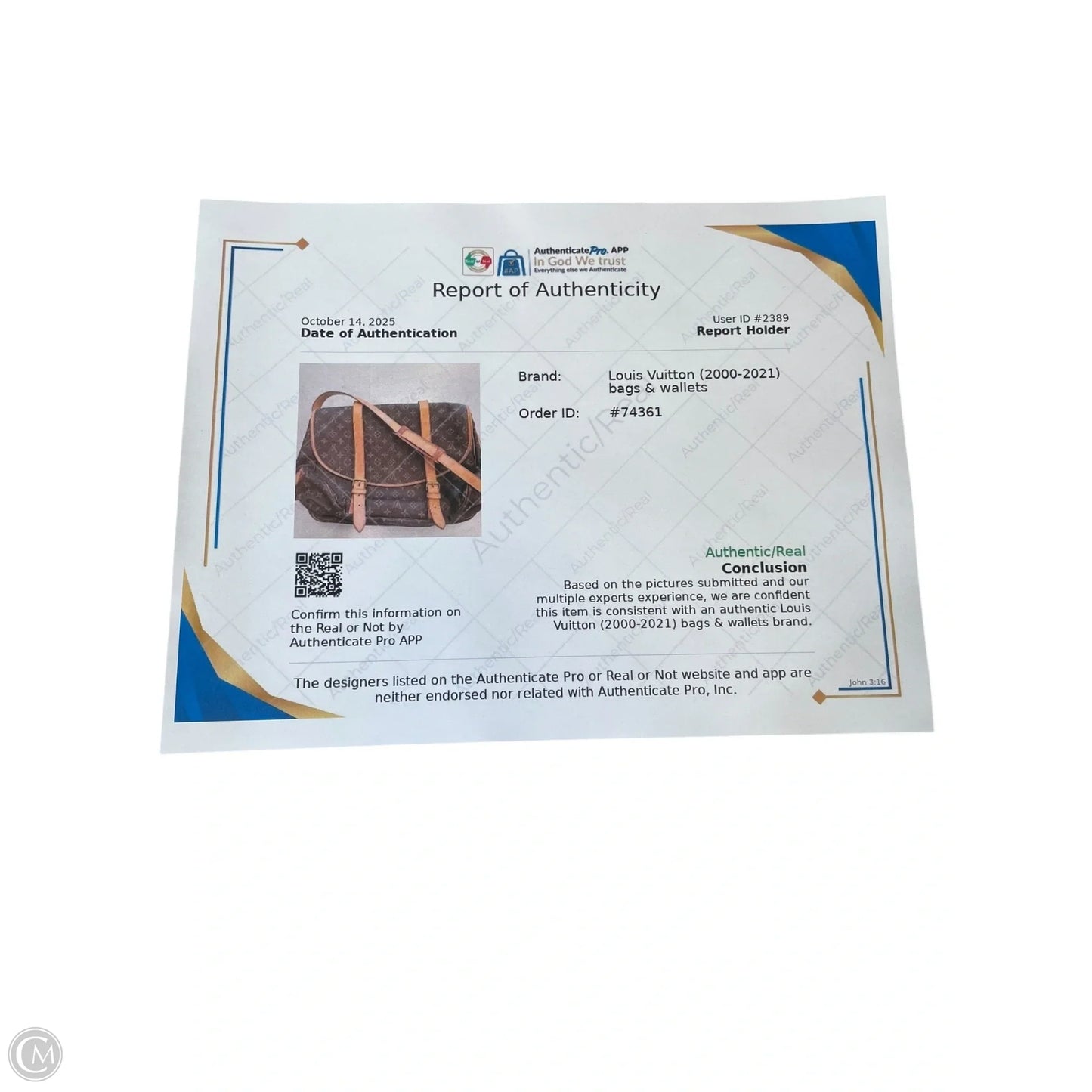 Laptop Bag Luxury Designer By Louis Vuitton, Size: Large