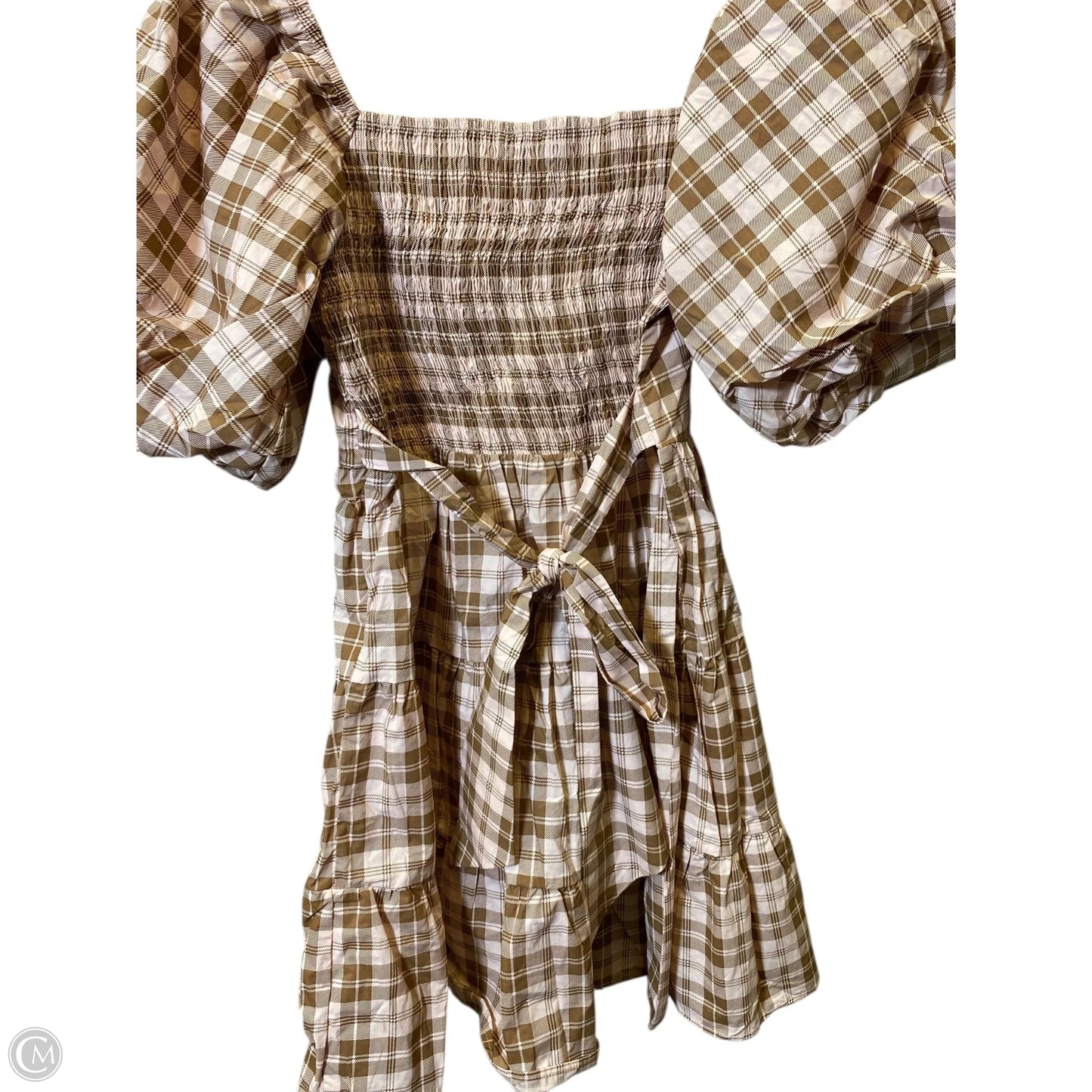 Dress Casual Short By Clothes Mentor In Plaid Pattern, Size: M