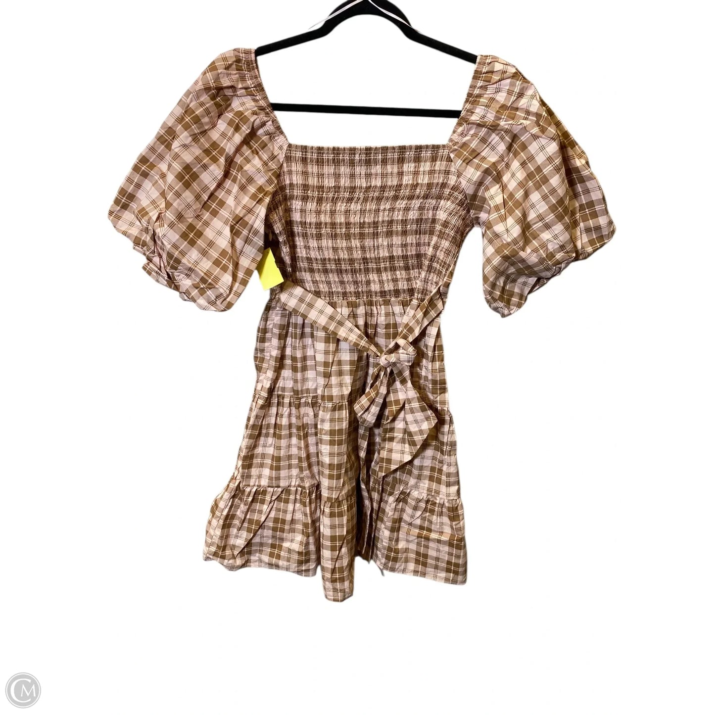 Dress Casual Short By Clothes Mentor In Plaid Pattern, Size: M