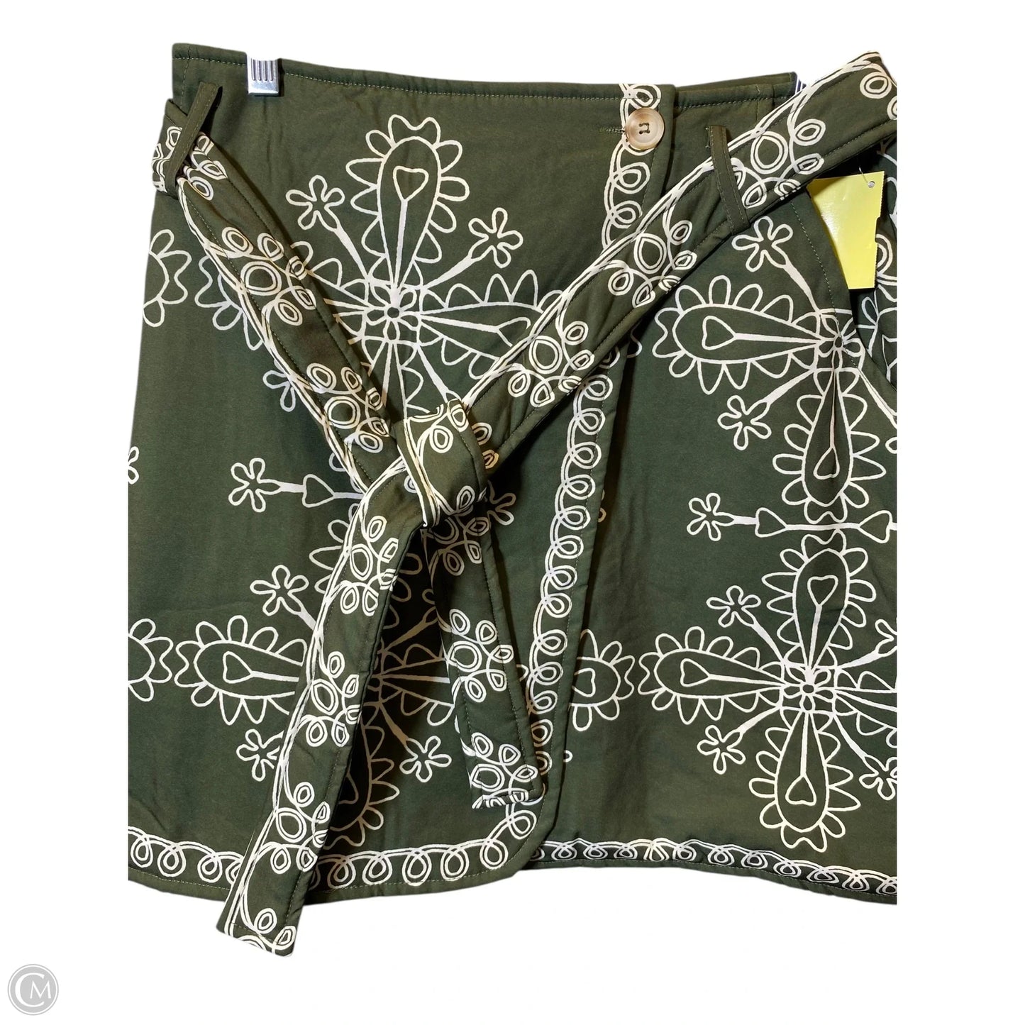 Skirt Mini & Short By Sunday Up In Green & Tan, Size: M