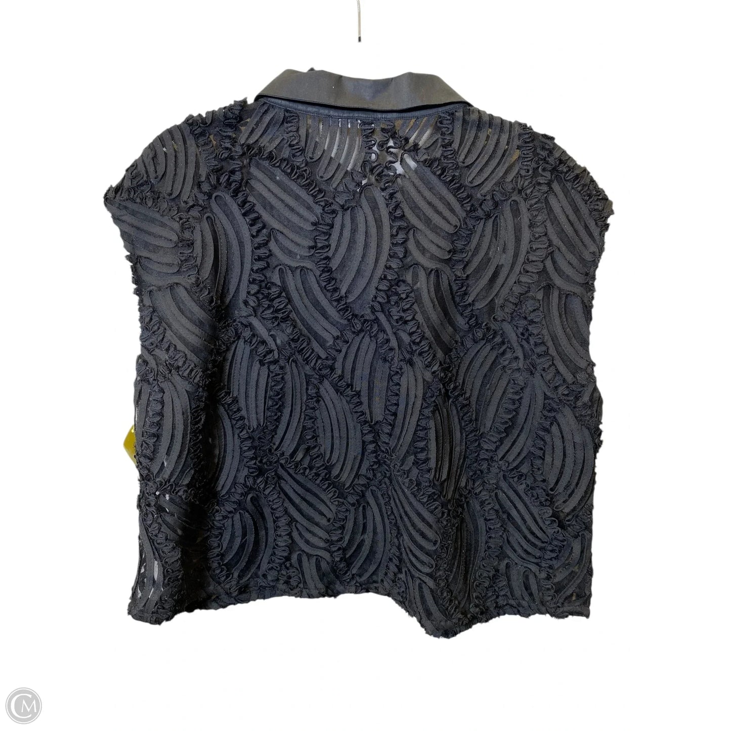 Blouse Sleeveless By Adrianna Papell In Black, Size: L