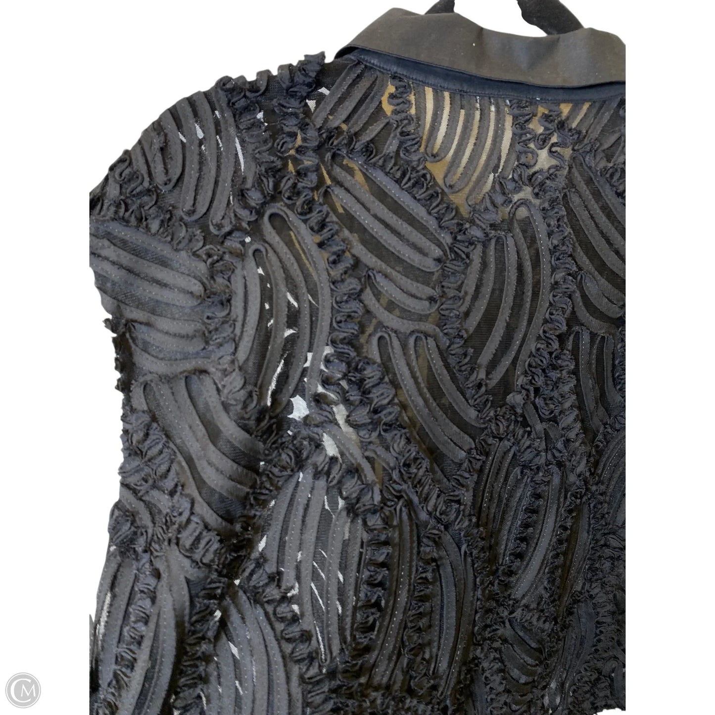 Blouse Sleeveless By Adrianna Papell In Black, Size: L