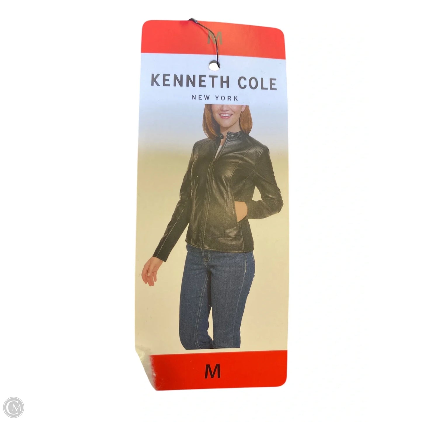 Jacket Moto By Kenneth Cole In Black, Size: M