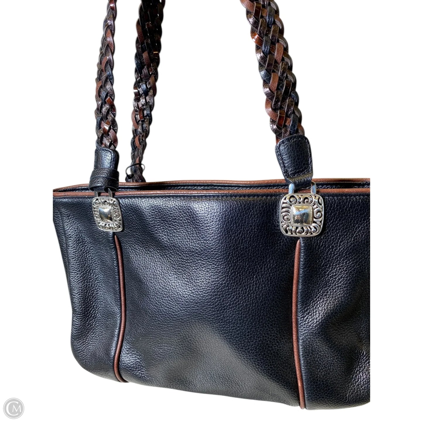 Handbag Leather By Brighton, Size: Medium