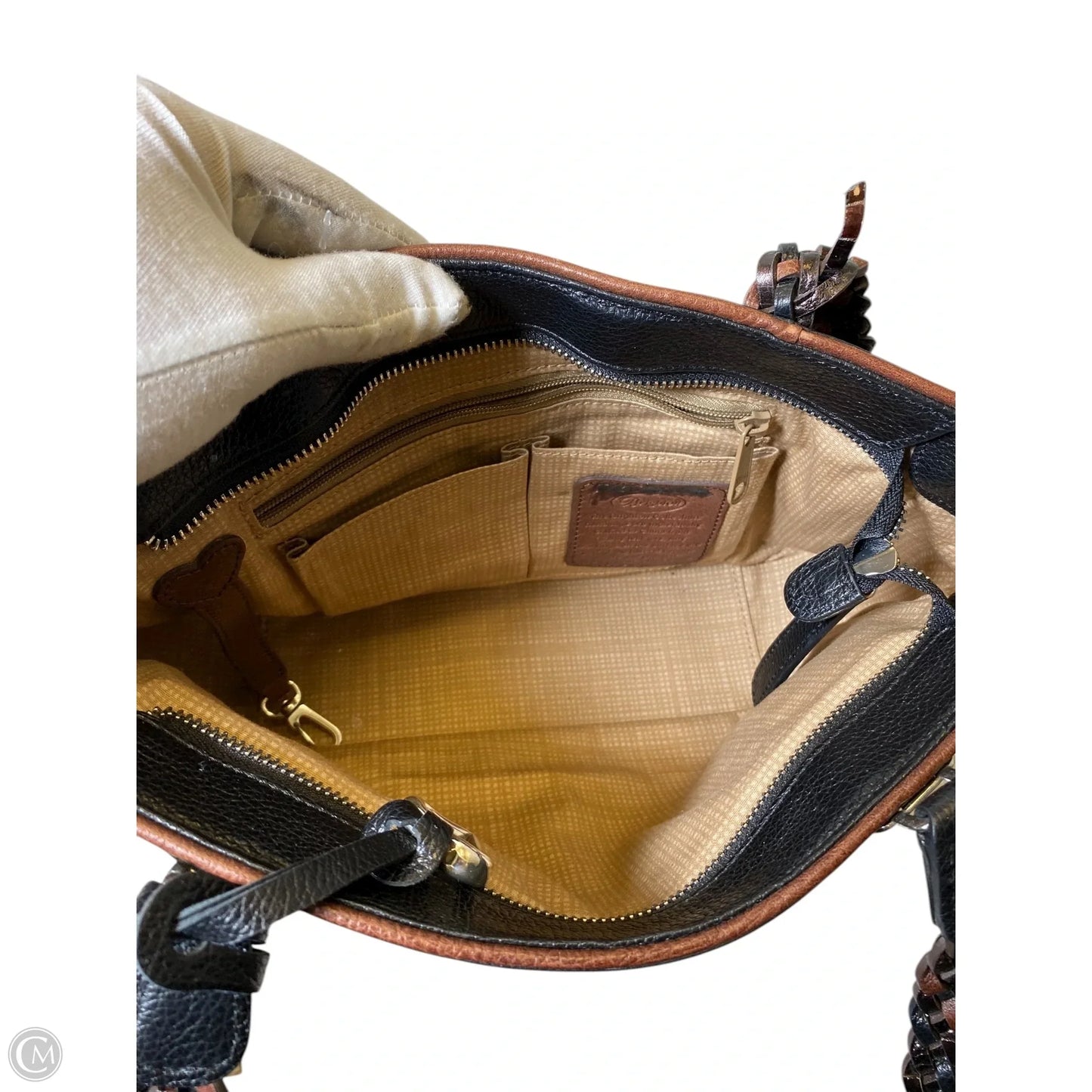 Handbag Leather By Brighton, Size: Medium