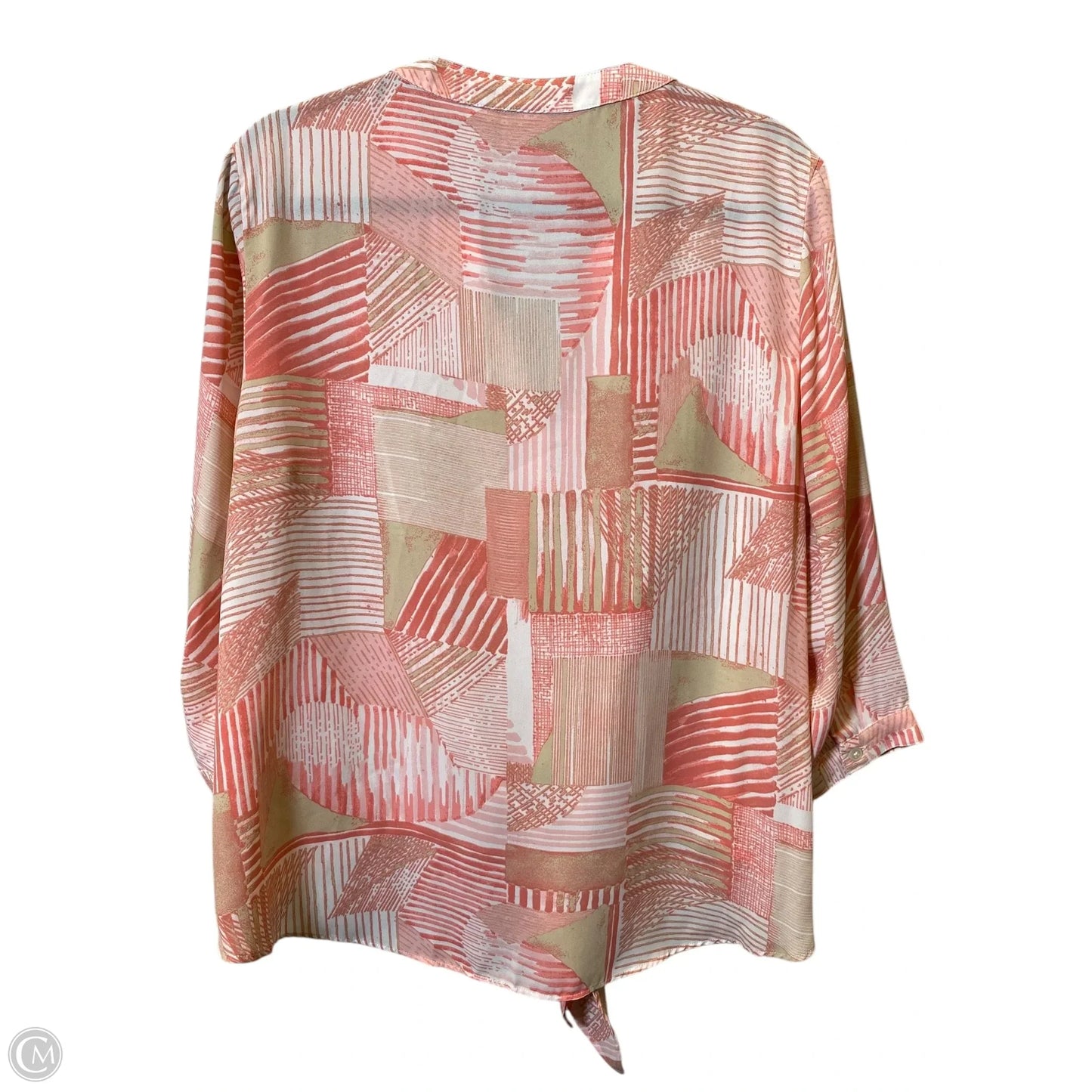Top Long Sleeve By Chicos In Pink, Size: L