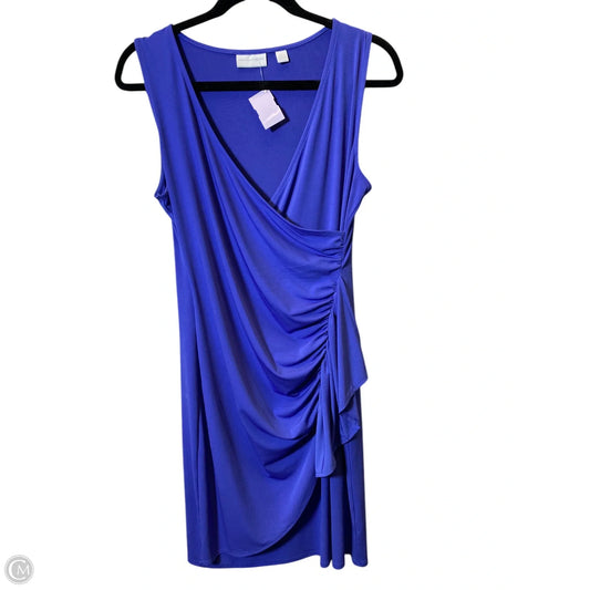 Dress Casual Midi By New York And Co In Purple, Size: S