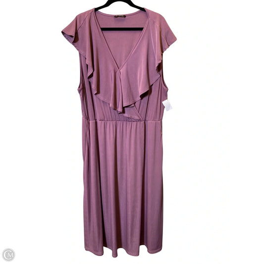 Dress Casual Maxi By BloomChic In Purple, Size: 3x