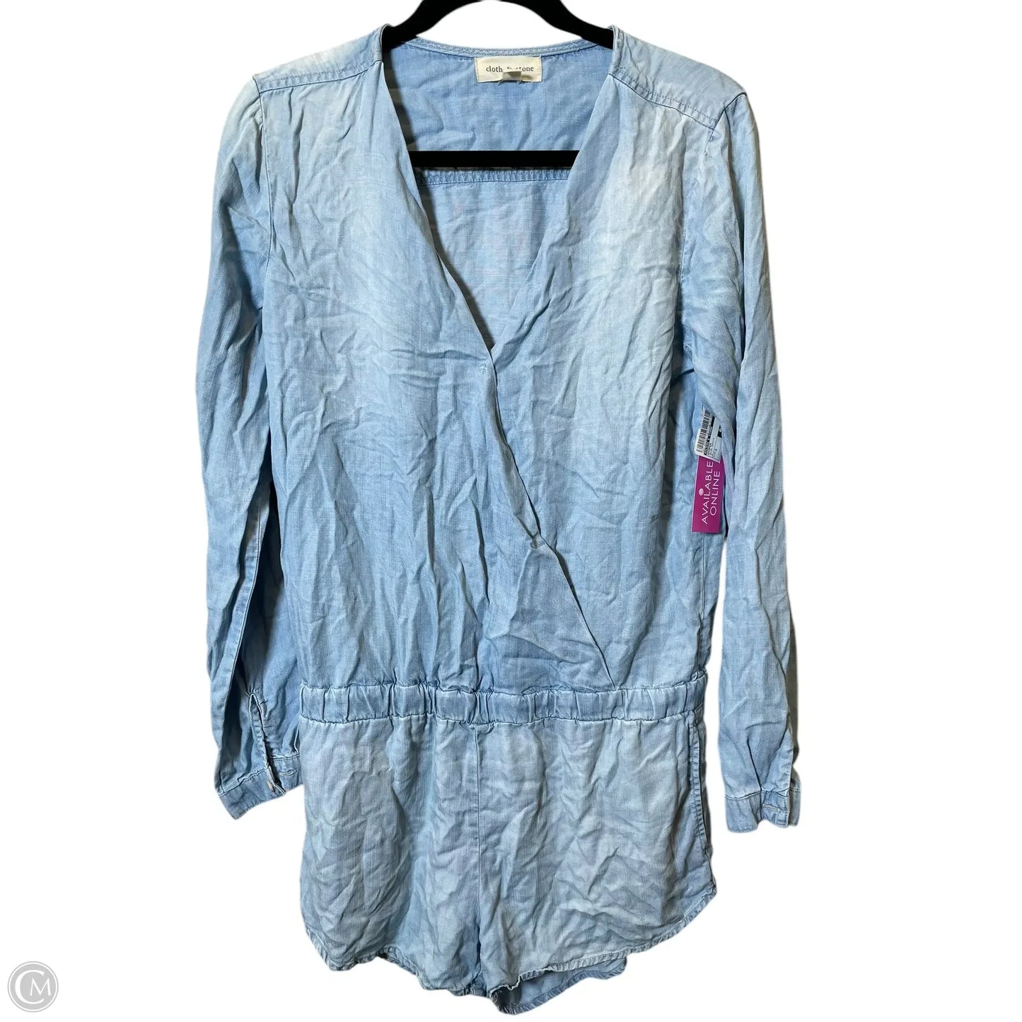 Romper By Cloth & Stone In Blue Denim, Size: S