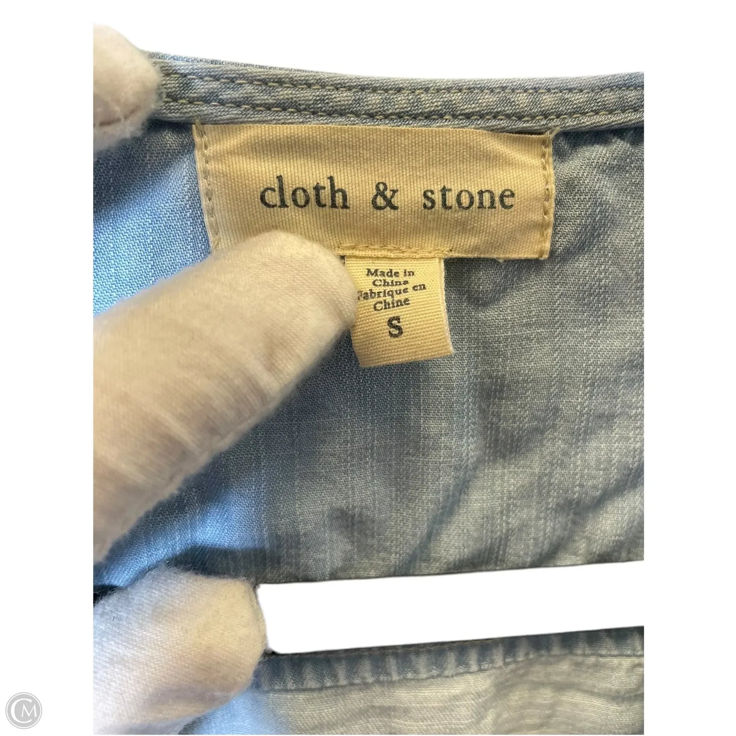 Romper By Cloth & Stone In Blue Denim, Size: S