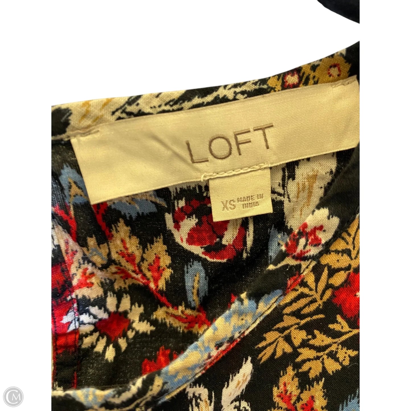 Top Long Sleeve By Loft In Floral Print, Size: Xs
