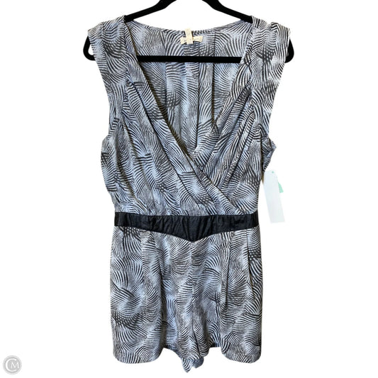 Romper By Silence And Noise In Black & Grey, Size: 10