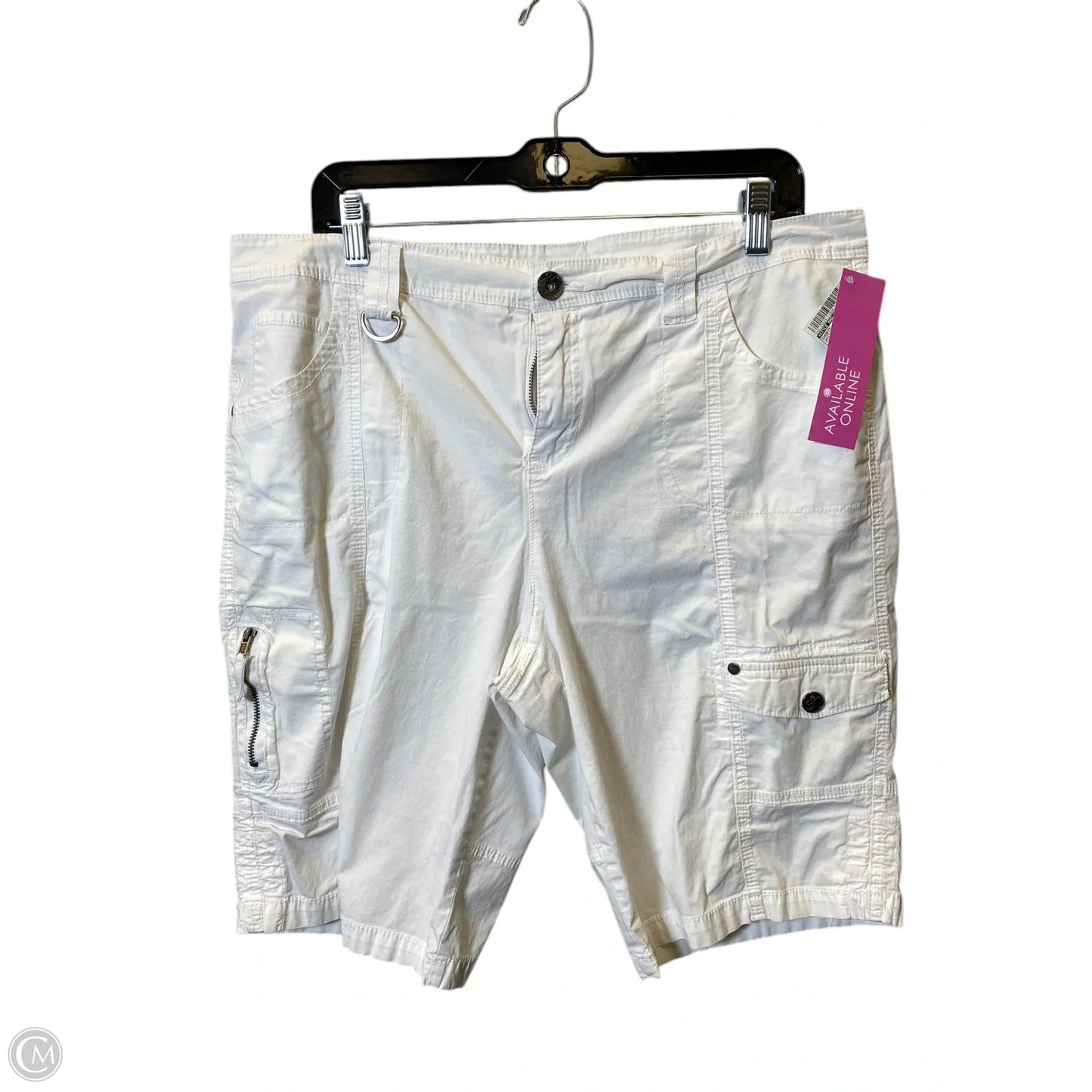 Shorts By Style And Company In White, Size: 16