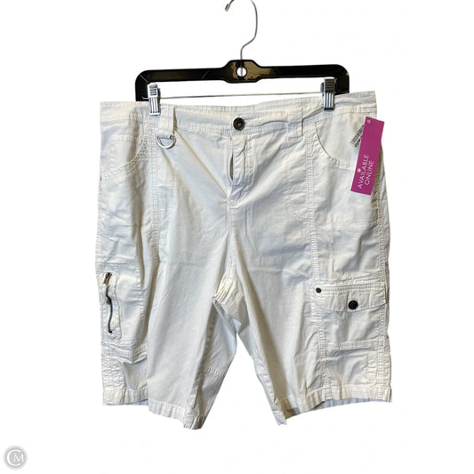 Shorts By Style And Company In White, Size: 16