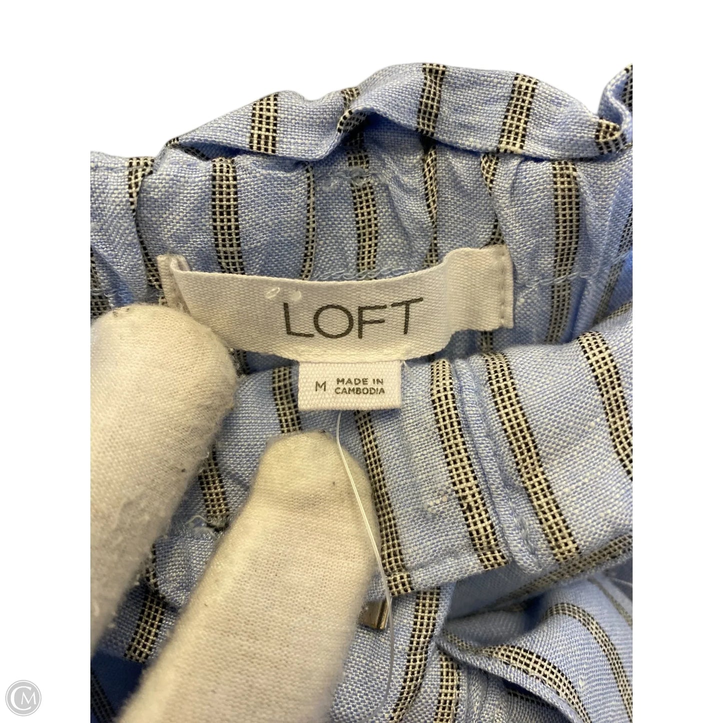 Shorts By Loft In Striped Pattern, Size: M