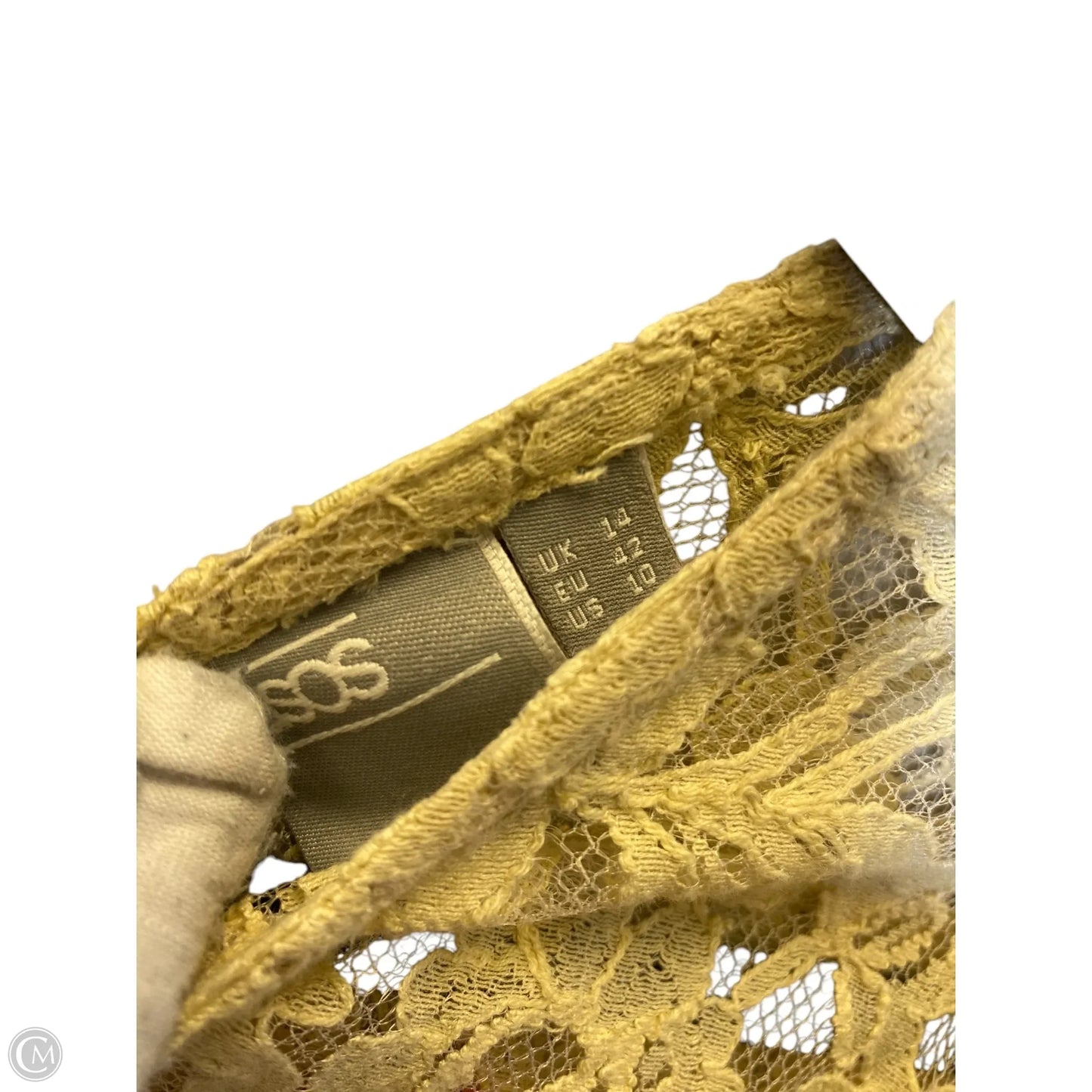 Dress Casual Midi By Asos In Red & Tan, Size: M